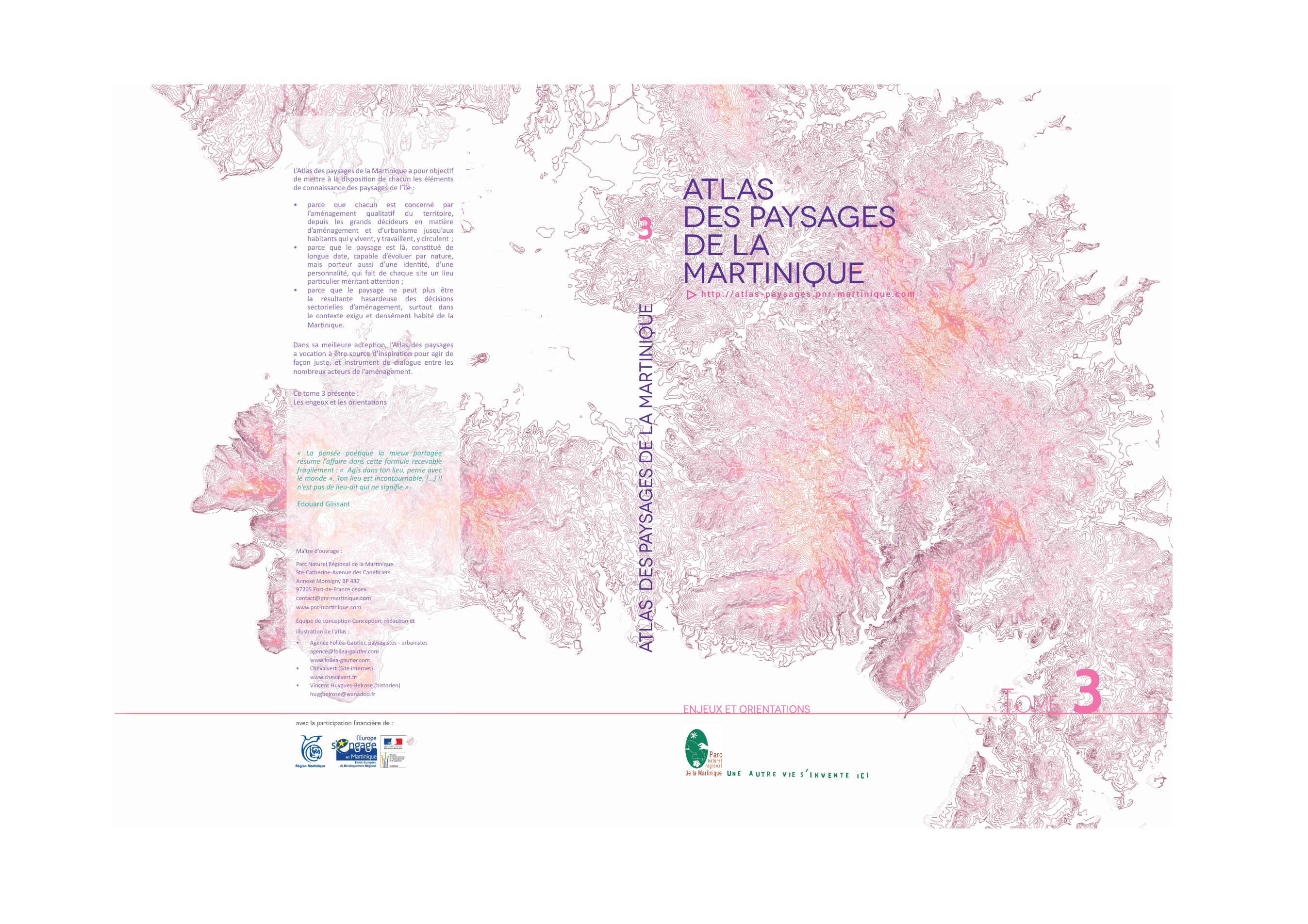 Couverture de l'Atlas des paysages de la Martinique, tome 3